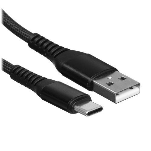 Купить Кабель круглый Leef USB Type-C - USB 2.0 Type-A черный 1 м  5608606. Характеристики, отзывы и цены в Донецке