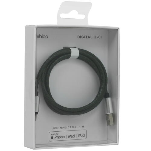 Купить Кабель круглый Rombica Lightning 8-pin MFI - USB 2.0 Type-A зеленый 1 м  5081228. Характеристики, отзывы и цены в Донецке
