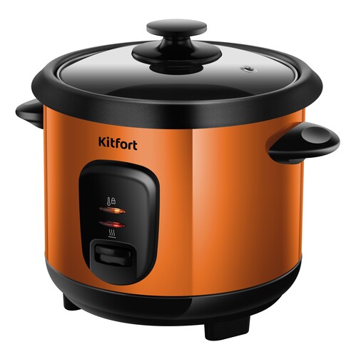 Купить Рисоварка Kitfort КТ-232 оранжевый  9285157. Характеристики, отзывы и цены в Донецке