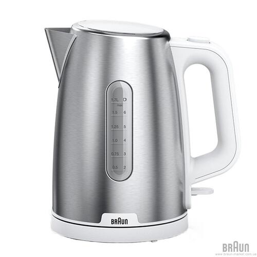 Купить Электрочайник Braun WK1500WH белый  5467906. Характеристики, отзывы и цены в Донецке