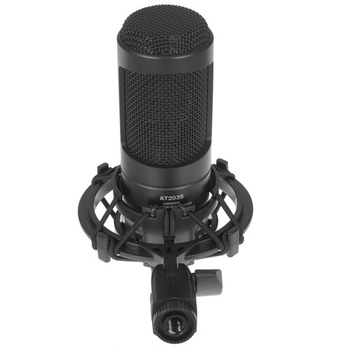 Купить Микрофон Audio-technica AT2035 черный  4821131. Характеристики, отзывы и цены в Донецке