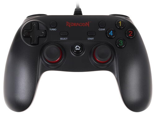 Купить Геймпад проводной Redragon Saturn черный  1108237. Характеристики, отзывы и цены в Донецке