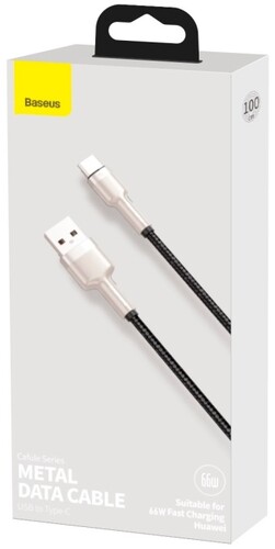 Купить Кабель круглый Baseus USB Type-C - USB 2.0 Type-A черный 1 м  9167139. Характеристики, отзывы и цены в Донецке