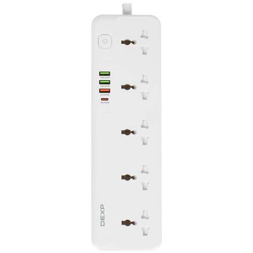 Купить Сетевой фильтр DEXP Universal 520W белый  5087078. Характеристики, отзывы и цены в Донецке