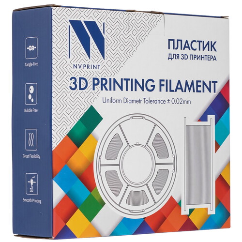 Купить Пластик NVPRINT PLA+ Black  9158655. Характеристики, отзывы и цены в Донецке
