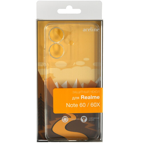 Купить Накладка  Aceline Silicone для realme Note 60/ 60X прозрачный  9206272. Характеристики, отзывы и цены в Донецке
