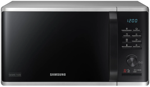 Купить Микроволновая печь Samsung MG23K3515AS/BW серебристый  5098511. Характеристики, отзывы и цены в Донецке