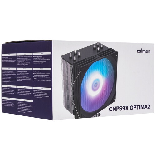 Купить Кулер для процессора ZALMAN CNPS9X OPTIMA2  черный  5624893. Характеристики, отзывы и цены в Донецке