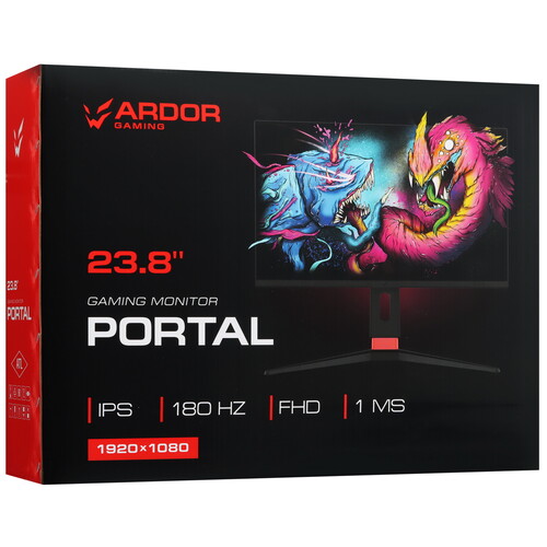 Купить 23.8" Монитор ARDOR GAMING PORTAL AF24H1 черный  9154122. Характеристики, отзывы и цены в Донецке