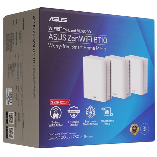 Купить MESH-комплект ASUS BT10 (W-3-PK)  9270665. Характеристики, отзывы и цены в Донецке