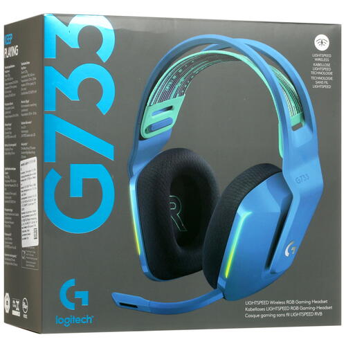 Купить Беспроводные наушники Logitech G733 синий 2021  5040247. Характеристики, отзывы и цены в Донецке