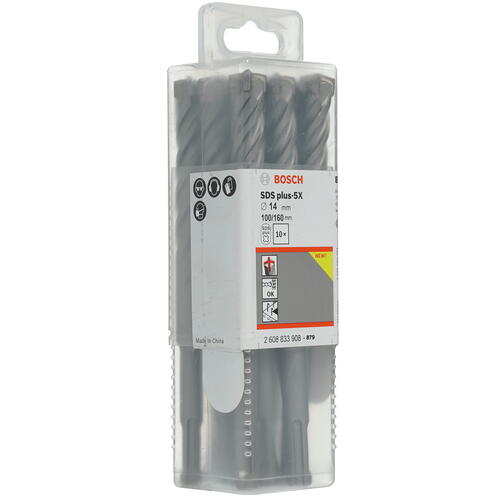 Купить Набор буров Bosch SDS-plus-5X 2608833908  1177743. Характеристики, отзывы и цены в Донецке