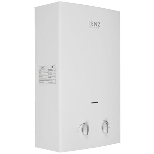 Купить Водонагреватель газовый Lenz Technic 10L WHITE  5321843. Характеристики, отзывы и цены в Донецке
