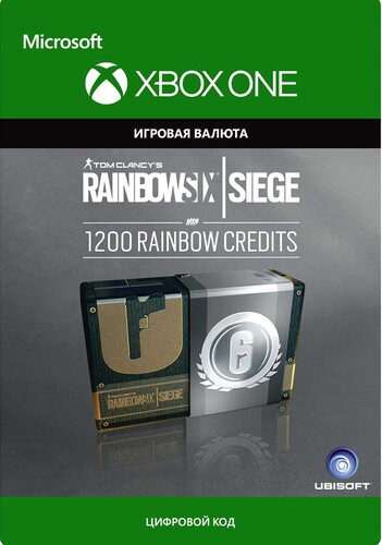 Купить Игровая валюта Tom Clancy's Rainbow Six Siege Currency pack  1200 Rainbow credits  4837369. Характеристики, отзывы и цены в Донецке