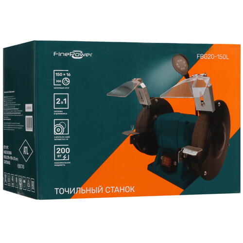 Купить Точильный станок FinePower FBG20-150L  5098977. Характеристики, отзывы и цены в Донецке