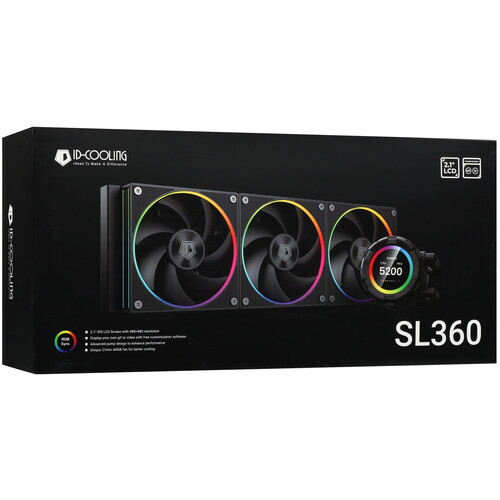 Купить Система охлаждения ID-COOLING SL360 черная  5430600. Характеристики, отзывы и цены в Донецке