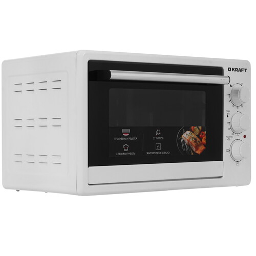 Купить Мини-печь Kraft KF-MO 270 белый  9229283. Характеристики, отзывы и цены в Донецке