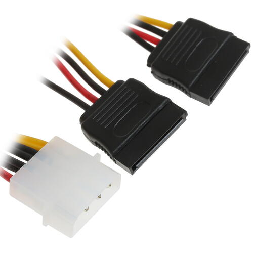 Купить Переходник для блока питания FinePower Molex->2xSATA  1283083. Характеристики, отзывы и цены в Донецке