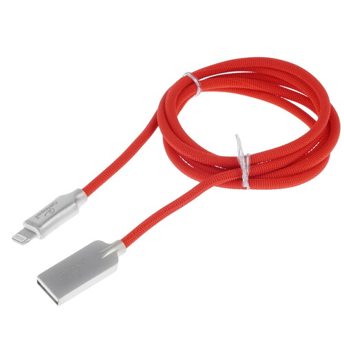 Купить Кабель круглый Cablexpert Lightning 8-pin MFI - USB 2.0 Type-A красный 1 м  5485456. Характеристики, отзывы и цены в Донецке