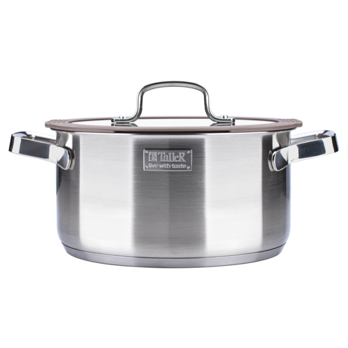 Купить Кастрюля Taller Experience TR-17354 5.1 л 24 см серебристый  9148022. Характеристики, отзывы и цены в Донецке