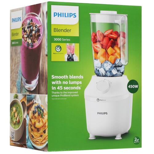 Купить Блендер стационарный Philips HR2041/00 белый  5348003. Характеристики, отзывы и цены в Донецке