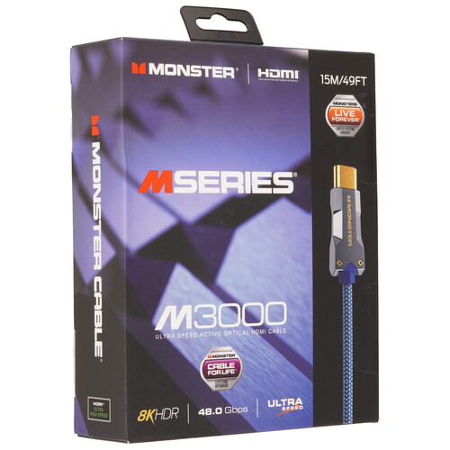 Купить Кабель однонаправленный Monster HDMI - HDMI, 15 м  5497380. Характеристики, отзывы и цены в Донецке