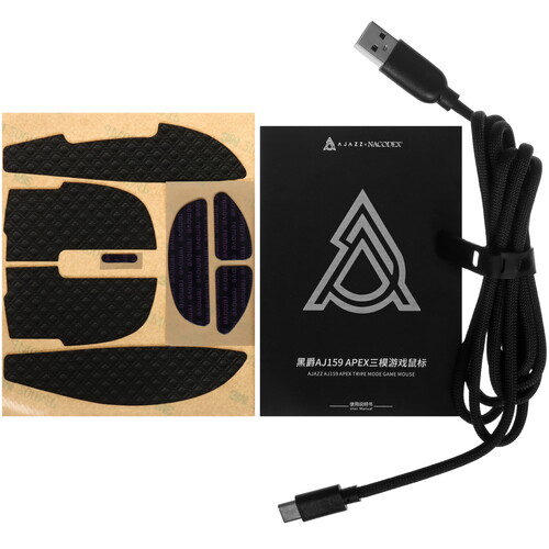 Купить Мышь беспроводная/проводная AJAZZ AJ159 APEX  голубой  9247253. Характеристики, отзывы и цены в Донецке