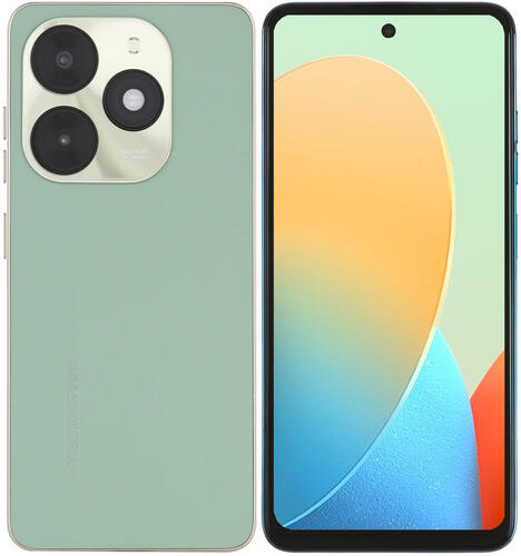 Купить 6.56" Смартфон Tecno SPARK 20C 128 ГБ зеленый  5437428. Характеристики, отзывы и цены в Донецке