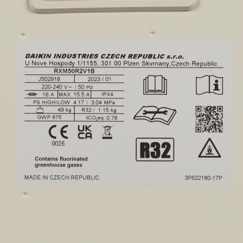 Купить Кондиционер настенный сплит-система Daikin FTXM50R/RXM50R белый  5341668. Характеристики, отзывы и цены в Донецке