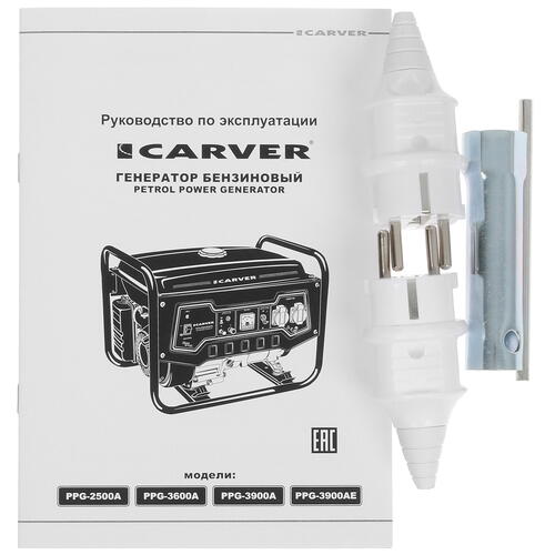Купить Электрогенератор   бензиновый Carver PPG-3600А  1081878. Характеристики, отзывы и цены в Донецке