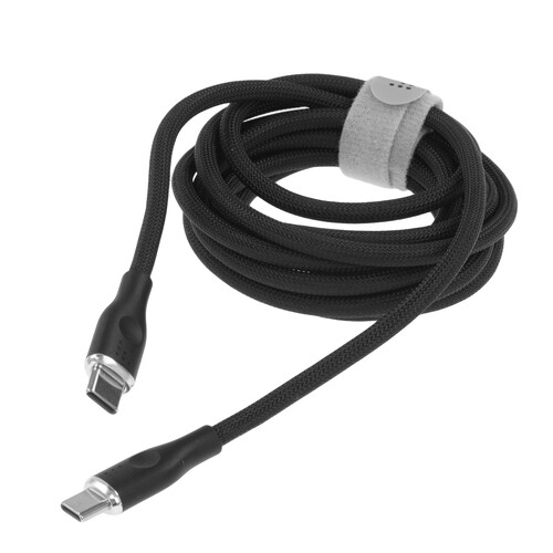 Купить Кабель круглый VOLTME USB Type-C - USB Type-C черный 1.8 м  9210898. Характеристики, отзывы и цены в Донецке
