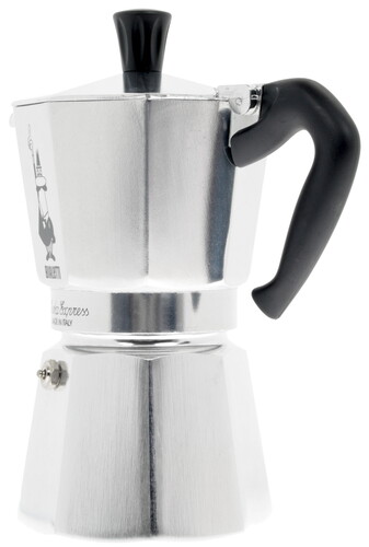Купить Гейзерная кофеварка Bialetti Moka Express серебристый  1122969. Характеристики, отзывы и цены в Донецке