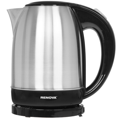 Купить Электрочайник RENOVA KT17S-01B серебристый  9207217. Характеристики, отзывы и цены в Донецке