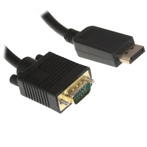 Купить Кабель однонаправленный Cablexpert DisplayPort - VGA, 1.8 м  1352238. Характеристики, отзывы и цены в Донецке