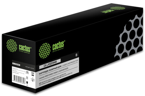 Купить Картридж лазерный Cactus CS-LX52D5H00 черный, с чипом  9065218. Характеристики, отзывы и цены в Донецке