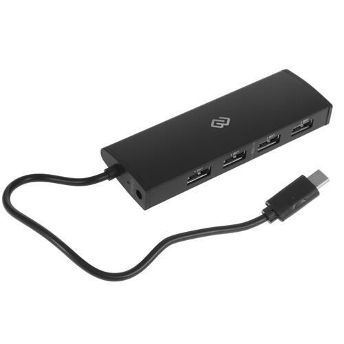 Купить USB-разветвитель Digma HUB-4U2.0-UC-B  8130645. Характеристики, отзывы и цены в Донецке