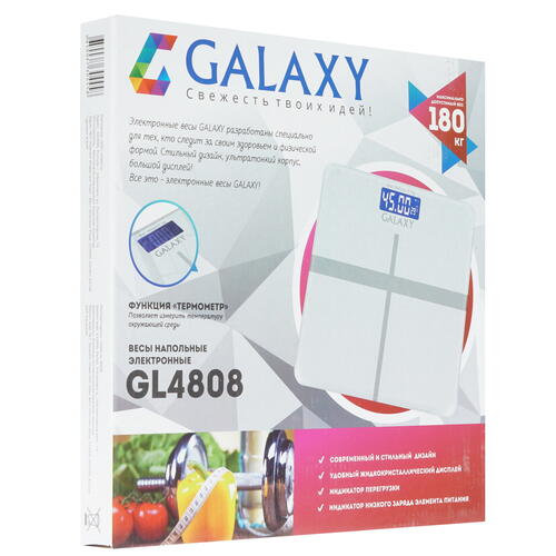Купить Весы Galaxy GL 4808 белый  8115528. Характеристики, отзывы и цены в Донецке