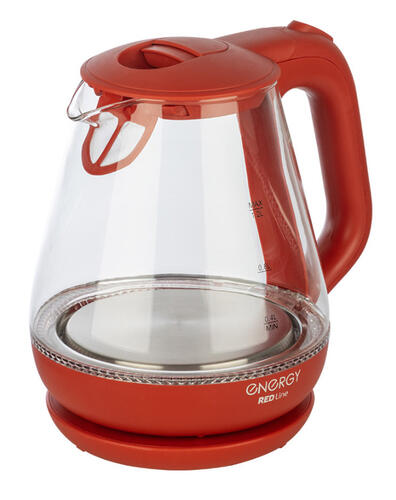 Купить Электрочайник Energy E-205 красный  9088420. Характеристики, отзывы и цены в Донецке