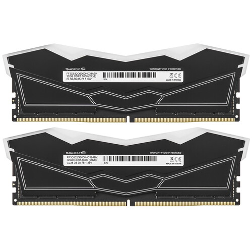 Купить Оперативная память Team Group T-Force Delta RGB [FF3D564G6000HC38ADC01] 64 ГБ  5422168. Характеристики, отзывы и цены в Донецке
