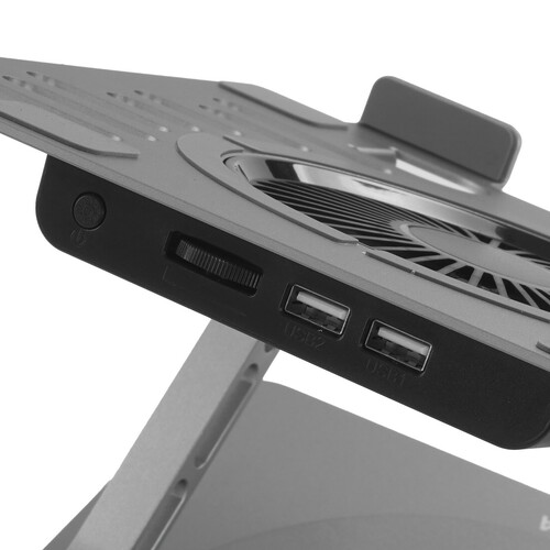 Купить Охлаждающая подставка Digma D-NCP170-1xRGB110-360 серебристый  9300791. Характеристики, отзывы и цены в Донецке