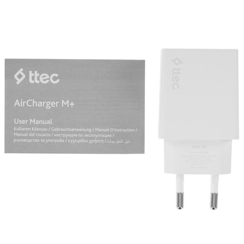 Купить Беспроводное зарядное устройство TTEC AirCharger M+ белый  9202676. Характеристики, отзывы и цены в Донецке
