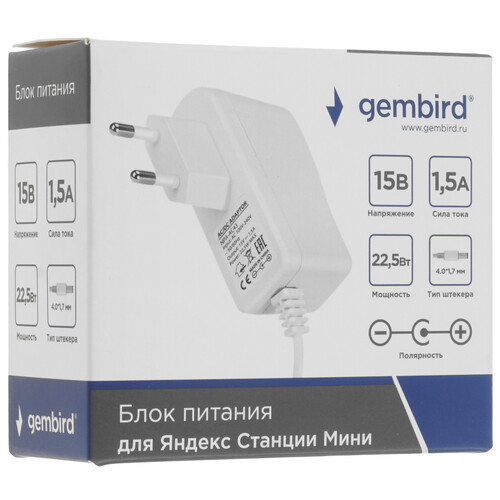 Купить Адаптер питания сетевой Gembird NPA-AC43  9296751. Характеристики, отзывы и цены в Донецке