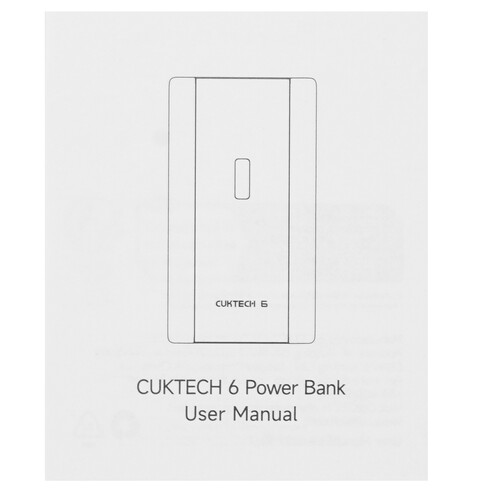 Купить Портативный аккумулятор CUKTECH PB060 серый  5603557. Характеристики, отзывы и цены в Донецке