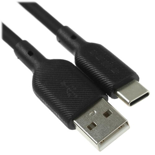 Купить Кабель круглый QUMO USB Type-C - USB черный 1 м  4850188. Характеристики, отзывы и цены в Донецке
