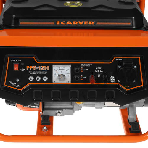Купить Электрогенератор   бензиновый Carver PPG-1200  1081873. Характеристики, отзывы и цены в Донецке