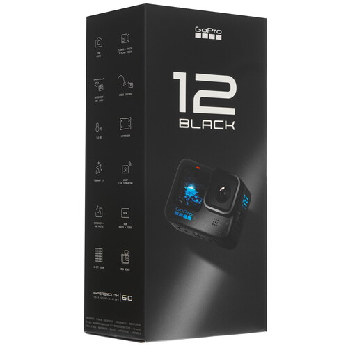 Купить Экшн-камера GoPro HERO12 Black Edition черный  5634632. Характеристики, отзывы и цены в Донецке