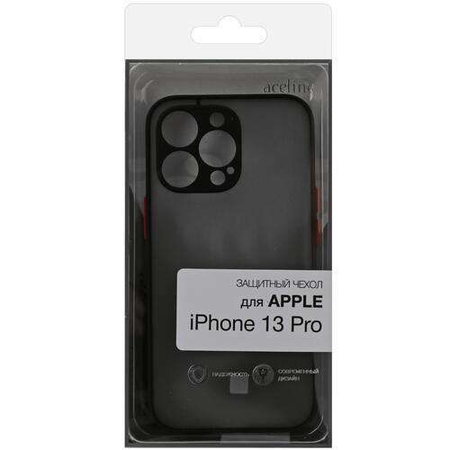 Купить Накладка  Aceline Muddle для Apple iPhone 13 Pro черный  4844428. Характеристики, отзывы и цены в Донецке