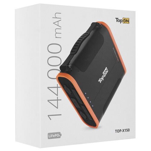 Купить Портативная зарядная станция TopON TOP-X150 оранжевый  9233453. Характеристики, отзывы и цены в Донецке