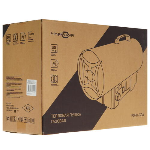 Купить Тепловая пушка газовая FinePower FGFH-30A  5400855. Характеристики, отзывы и цены в Донецке