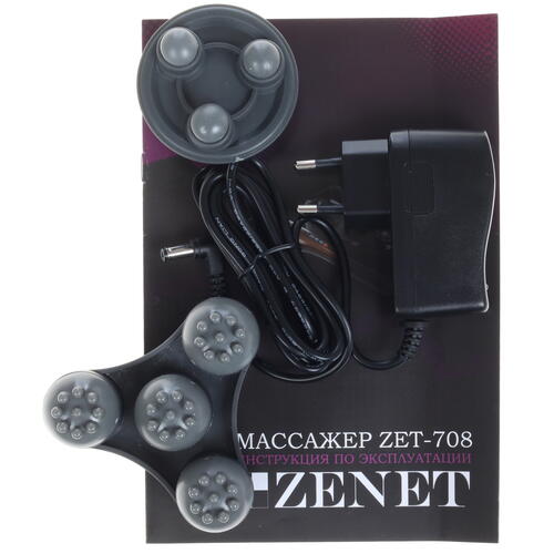 Купить Массажер ZENET ZET-708 коричневый, черный  8112708. Характеристики, отзывы и цены в Донецке